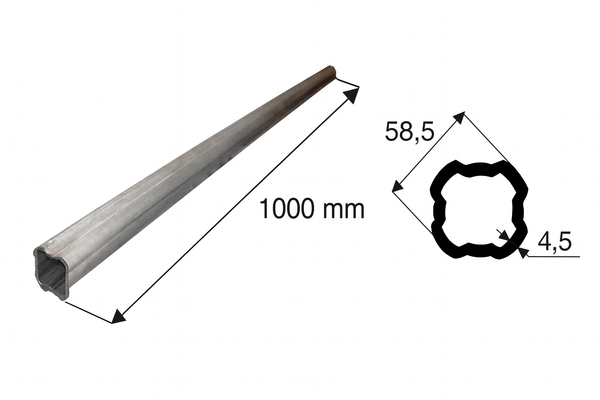 Divers - Non définie - TUBE QUADRILOBE SFT INTERIEUR