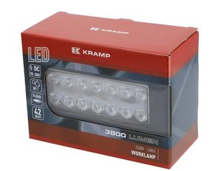 Divers - Non définie - Phare de travail LED rectangulaire 42W 3800lm, 10/30V, 140.2x41.8x57.2mm