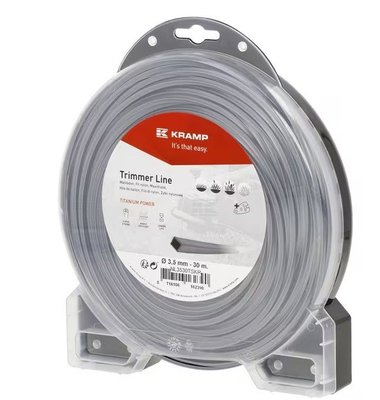 Divers - Non définie - Fil de coupe Ø 4mm 23m carré Titanium Power gris