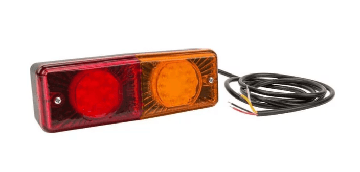 Divers - Non définie - Feu arrière multifonction LED, rectangulaire, 12-24V, 200x70x60mm