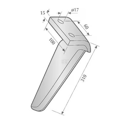 Divers - Non définie - Dent de herse G p/Maschio