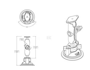 Divers - Non définie - Kit de montage avec ventouse