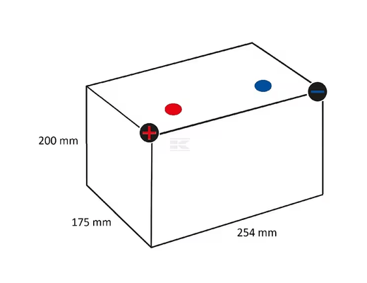 Divers - Non définie - Batterie 12V 50Ah 815A AGM Red Top RTS 4.2 Optima