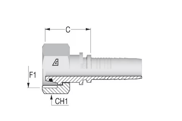 Divers - Non définie - Raccord DN06-M18x150-12L
