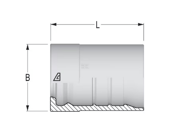 Divers - Non définie - Raccord à sertir DN8 - UNF 9/1