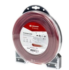 Divers - Non définie - Fil de coupe Ø 4mm 25m carré rouge