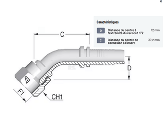 Divers - Non définie - Raccord à sertir DN06-1/2-UNF-