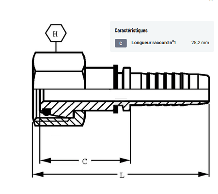 Divers - Non définie - Raccord CS10ETC13
