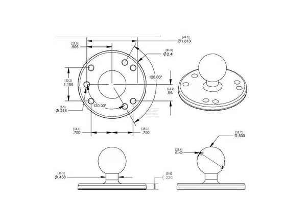 Divers - Non définie - Plaque ronde