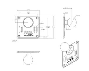 Divers - Non définie - Plaque fixation VESA 75x75 C