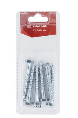 Divers - Non définie - Vis à bois M8 x 60mm (x6)