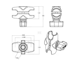Divers - Non définie - Pince "B" 50 mm