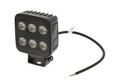 Lampe de travail LED, 60W, 6600lm, carrée, 12/24V, blanche, 92x109,5x51,1mm